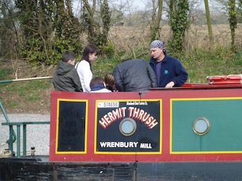 Boat Training is given to all our holiday guests